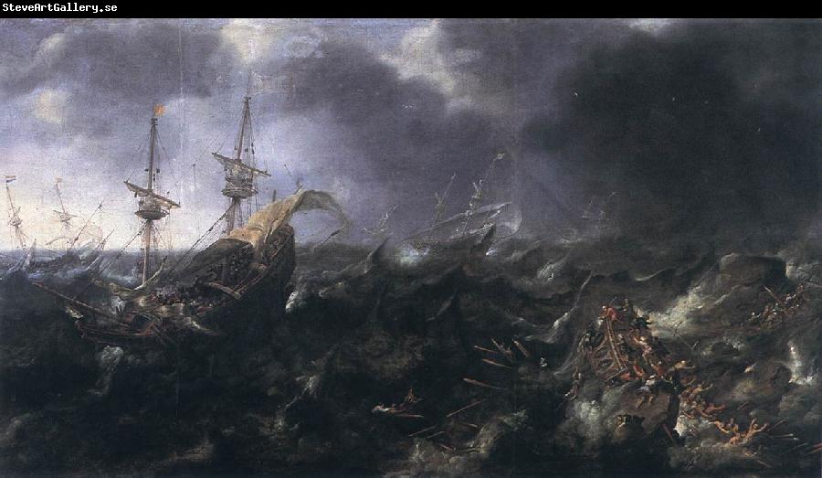 EERTVELT, Andries van Ships in Peril f